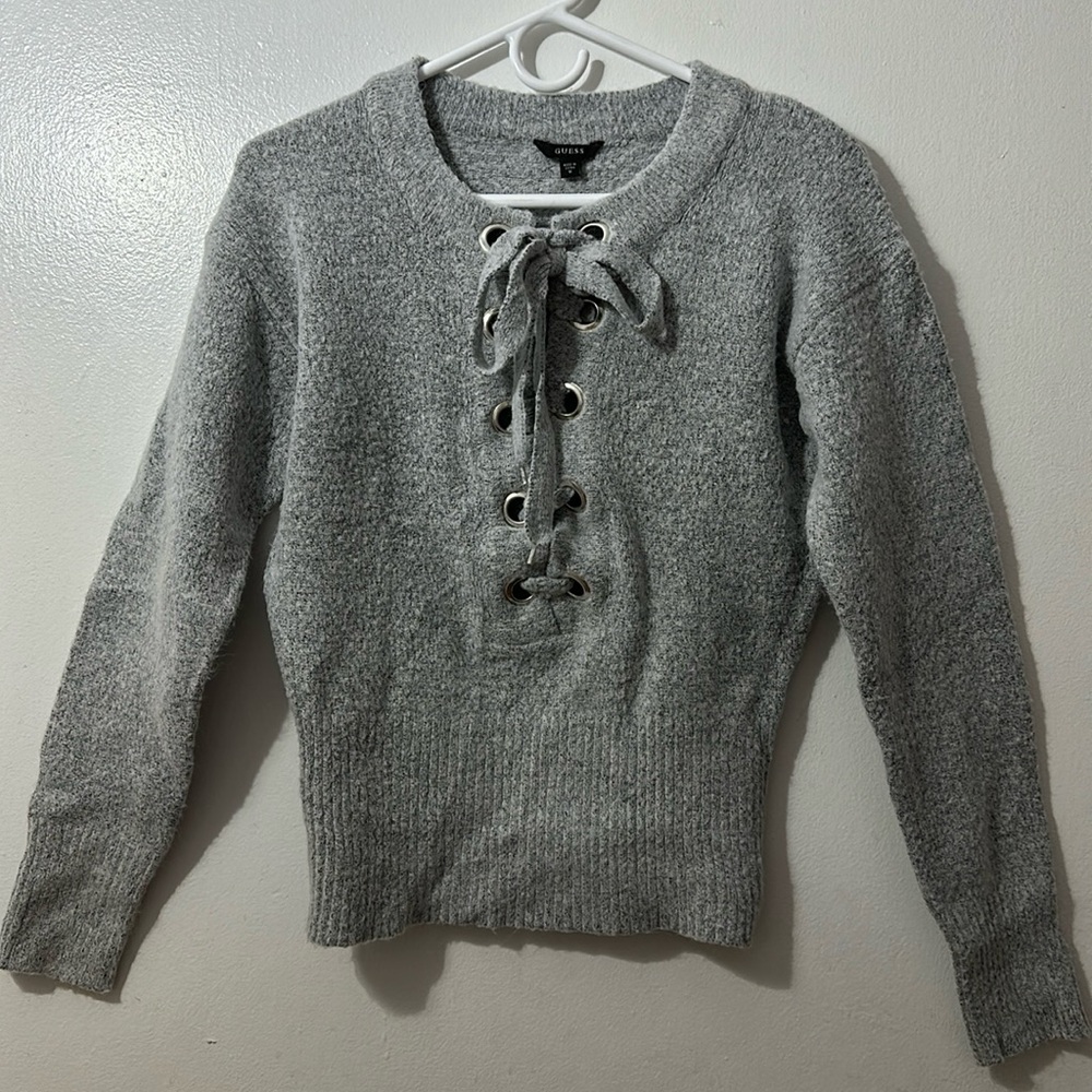 Guess gray sweater